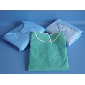 Disponible impermeable reforzada de los vestidos quirúrgicos esterilizado/no esterilizado