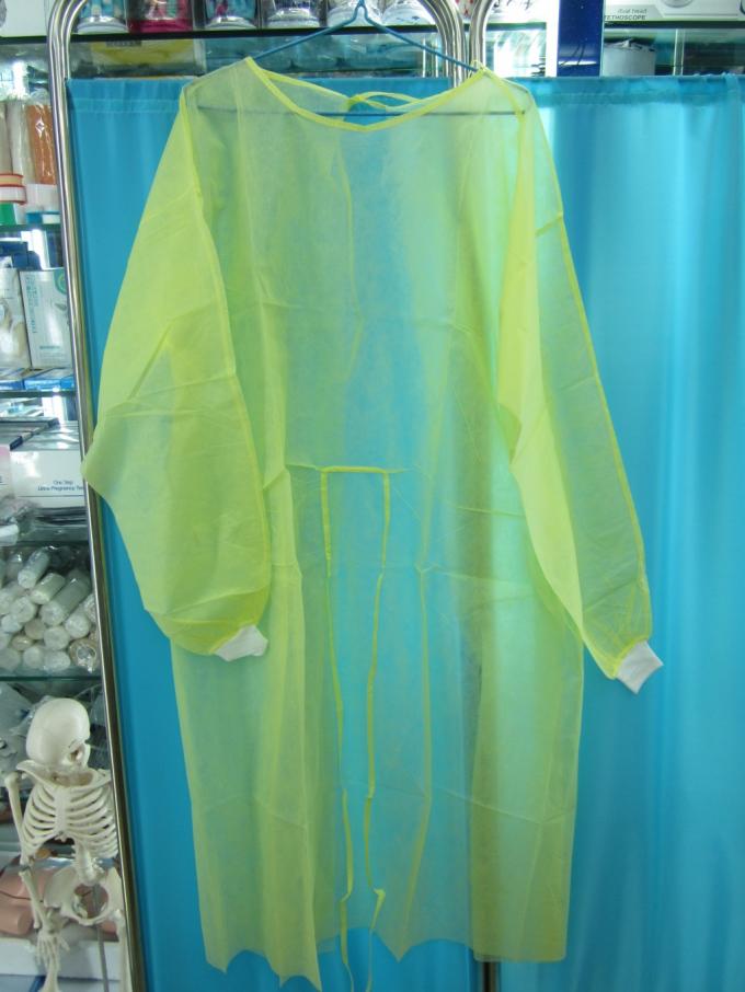 Vestidos quirúrgicos impermeables disponibles, bata no tejida flúida del repulsivo