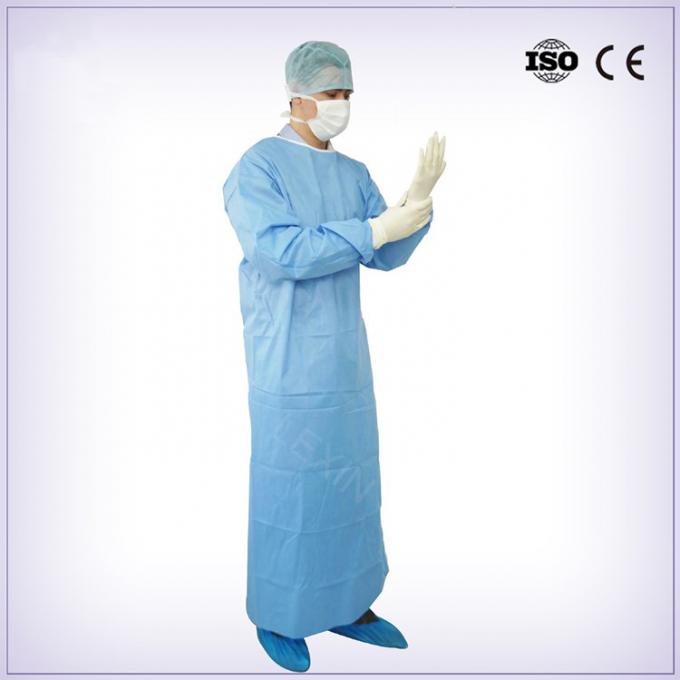 Vestidos protectores disponibles no tejidos de la prueba del polvo para los doctores de los primeros auxilios