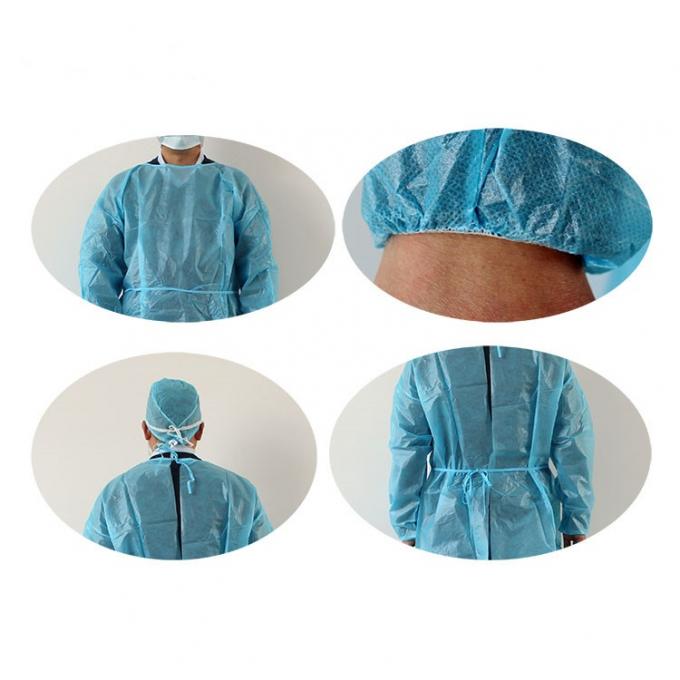 Vestido quirúrgico disponible biodegradable, ropa médica disponible repugnante líquida