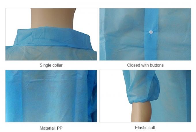 Capas disponibles libres del laboratorio del látex, chaquetas estáticas antis del laboratorio médico