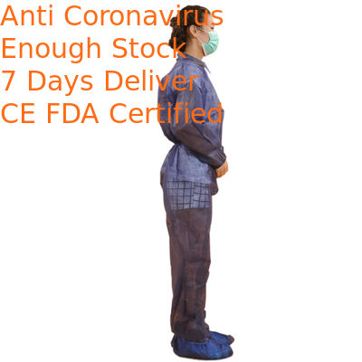 Lightweight Non Woven Disposable Medical Protective Clothing S - 3XL Available