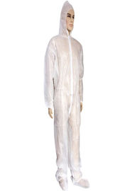 Traje disponible respirable de la bata para los laboratorios/los ambientes pesados del polvo