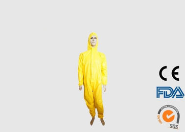 Color disponible ligero del amarillo de la ropa protectora para la rociadura del pesticida
