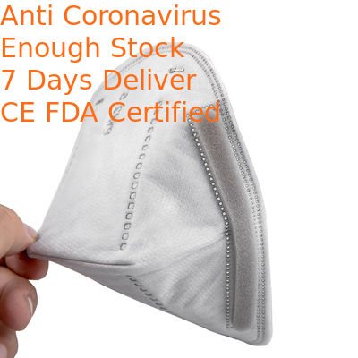 Industry Use Foldable FFP2 Mask Particulate Respirators Soft Nose Pad