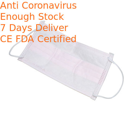 Against Flu Disposable Face Mask Three Fold Design Protection Anti Sterile