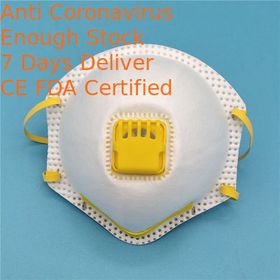 Polypropylene Non Woven Fabric Face Mask With Adjustable Aluminum Nose Clip