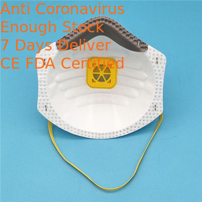 Polypropylene Non Woven Fabric Face Mask With Adjustable Aluminum Nose Clip