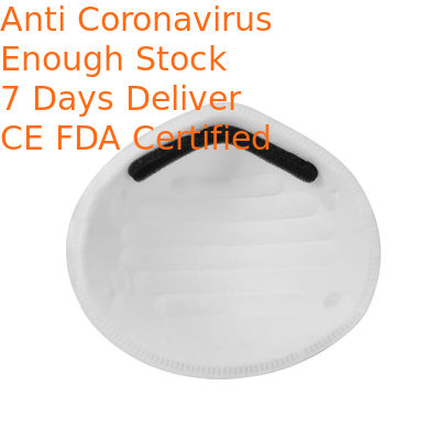 High Softness Cupped Face Mask Not Tighten Ears For Mining / Textile