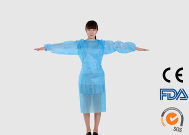 Color azul no tejido de los vestidos médicos disponibles para la prevención cruzada de la infección