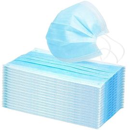 China Peso disponible 25 + 25 de la mascarilla del color azul + protección respiratoria 25gsm fábrica