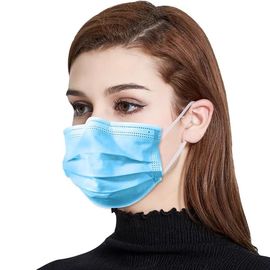 La máscara médica no tejida de la cara de los PP con el lazo elástico del oído evita el toser de la contaminación