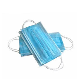 Máscaras de encargo de respiración sanas del hospital, cómodo ajuste disponible azul de la máscara