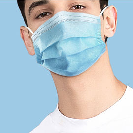 Virus anti mascarilla quirúrgica de 3 capas, máscara disponible de la nariz para el taller libre de polvo